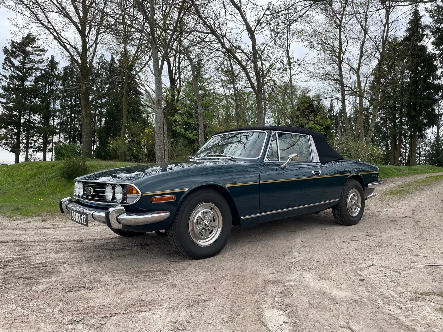 Triumph Stag MK II Convertible Groen - 2