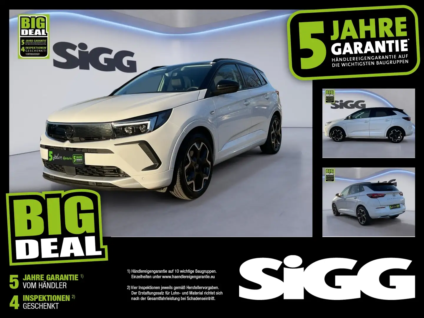 Opel Grandland 1.6 T Ultimate Hybrid PHEV Blanc - 1