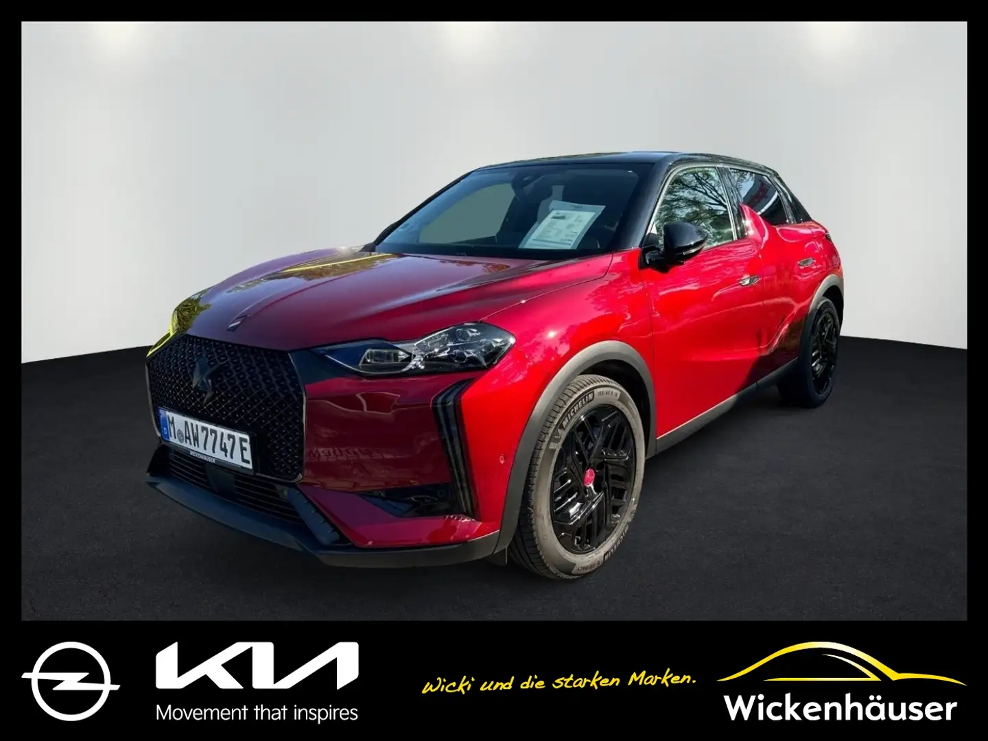 DS Automobiles DS 3 DS3  E-Tense Perf.Line+ Navi HUD LED 3phasenOBC Червоний - 1