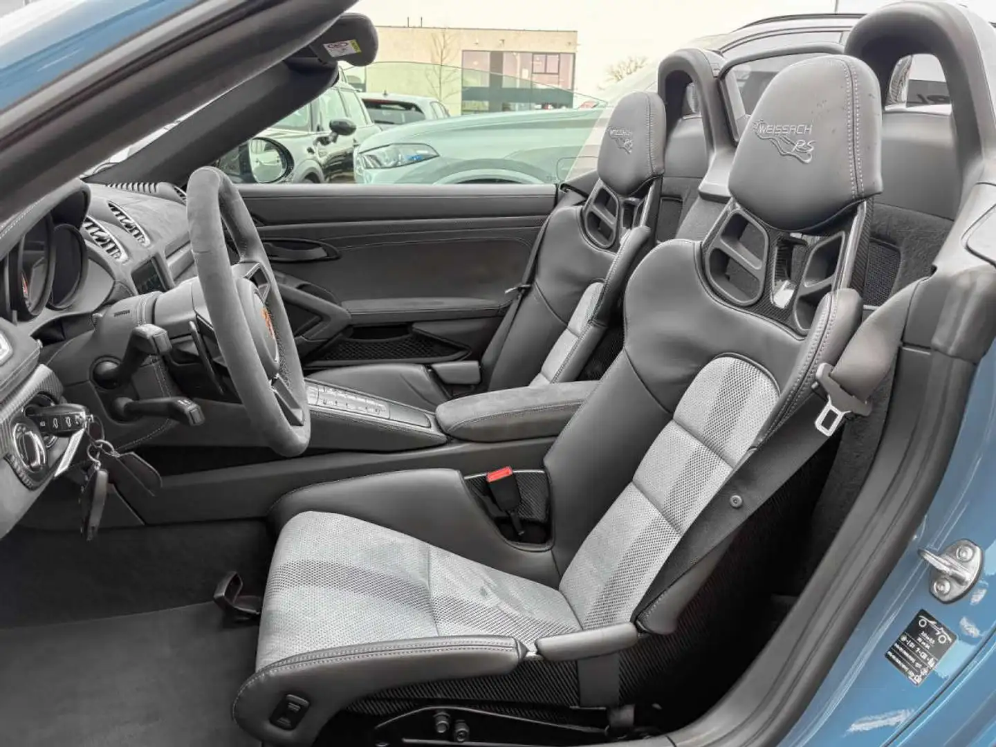 Porsche 718 Spyder SPYDER RS WEISSACH / PTS NASHY BLUE / CARBON/ RACE Blauw - 2