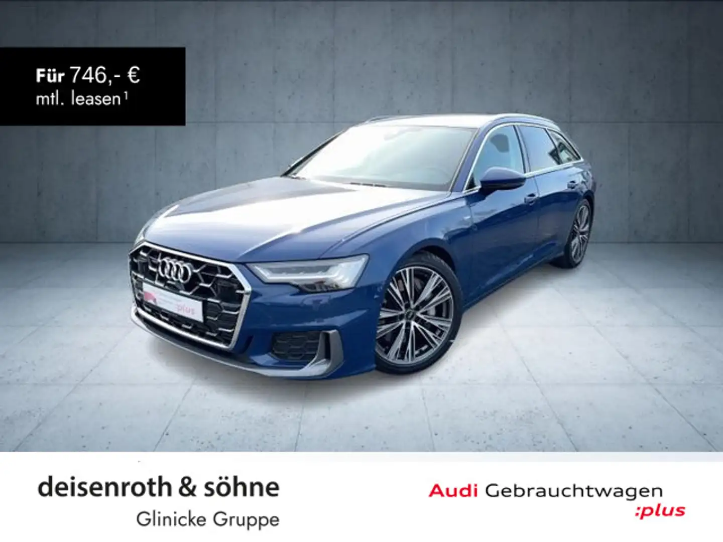 Audi A6 Avant S line 50 TFSI e AHK/HDMatrix/ACC/20''/ Blau - 1