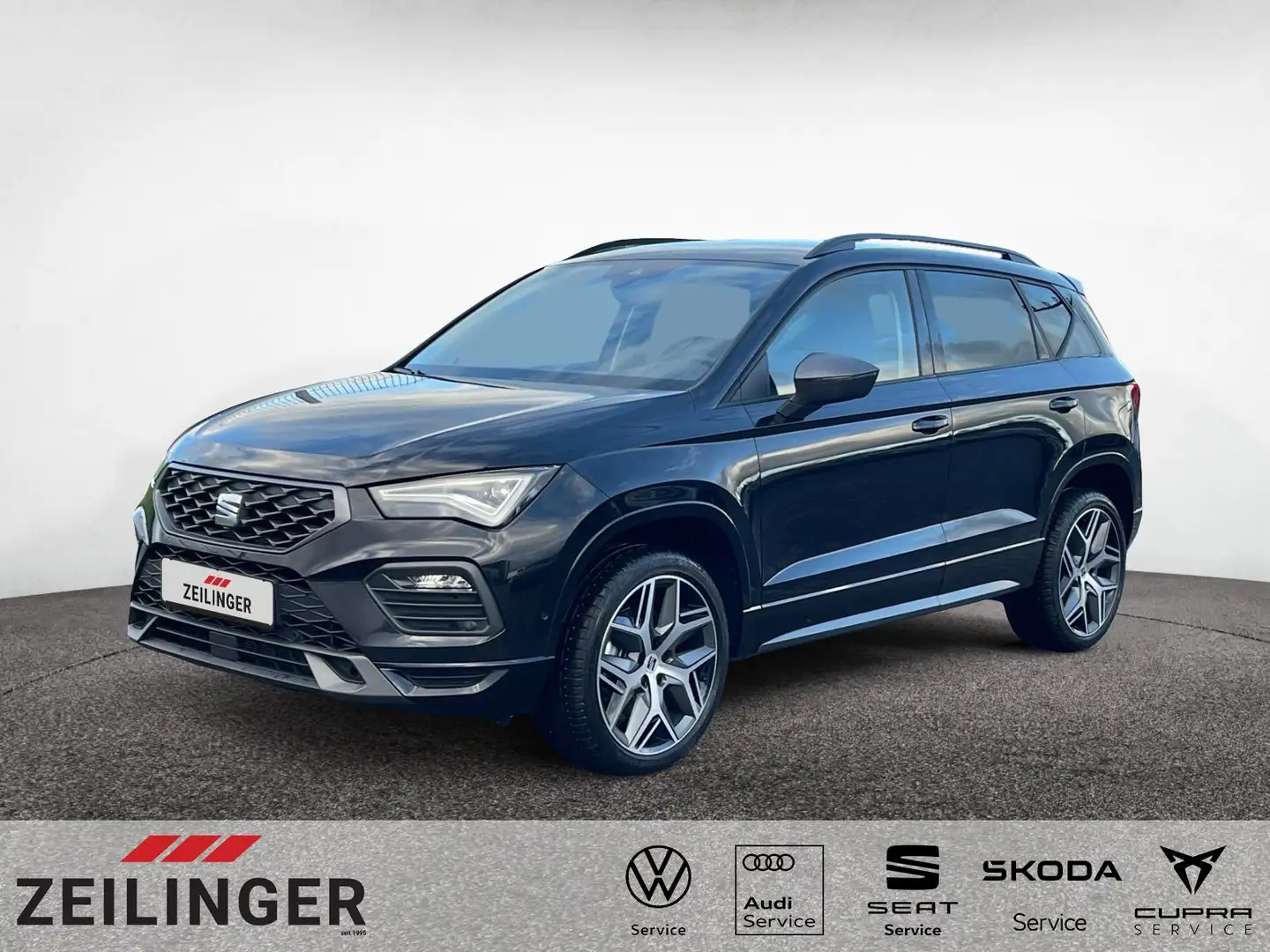 SEAT Ateca FR TDI DSG|AHK|19"|KAMERA|NAVI|WINTERPAKET Schwarz - 1