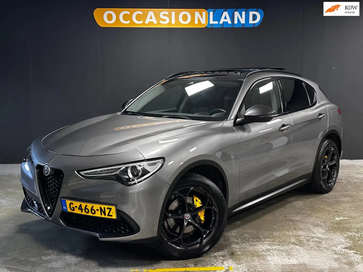 Alfa Romeo Stelvio 2.0 T AWD Super|PANO|KEYLESS|MEMORY|CRUISE|STOELV| Gris - 1