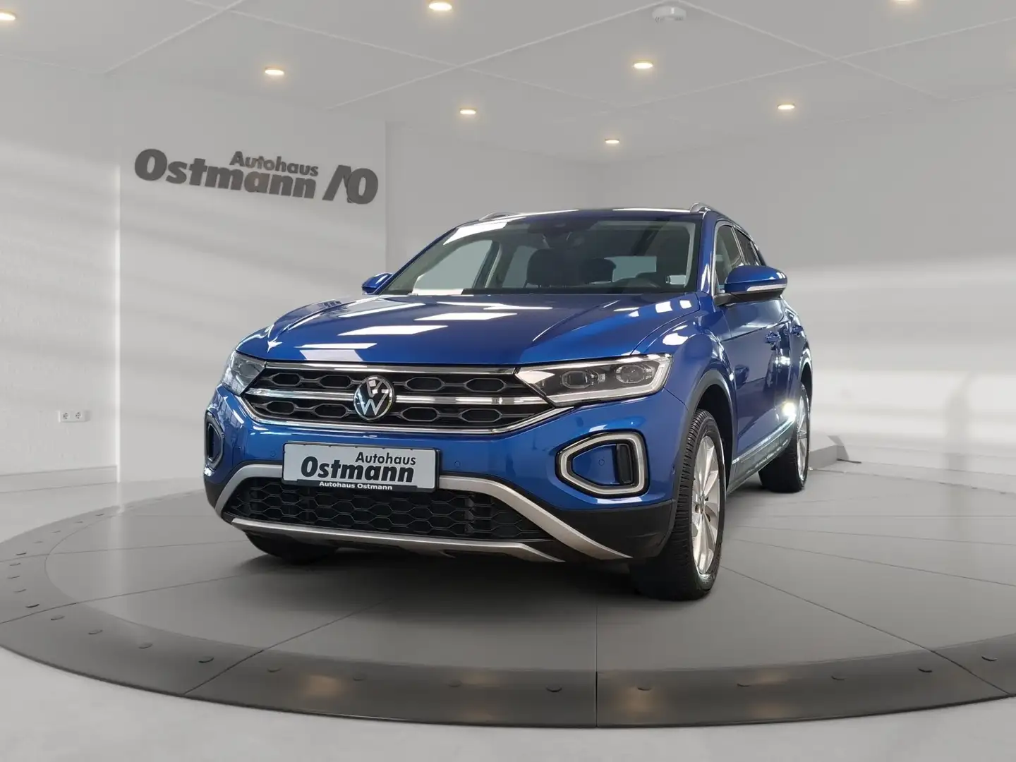 Volkswagen T-Roc 1.5 TSI Style 2xKlima Navi SHZ CarPlay Blau - 1