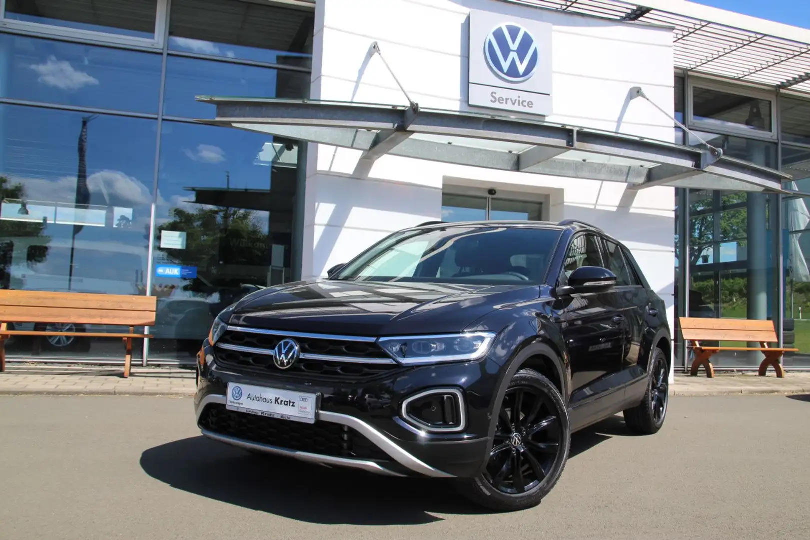 Volkswagen T-Roc Style TSI DSG Sthz+AHK+Navi+WiR+Garant3/29 Noir - 1