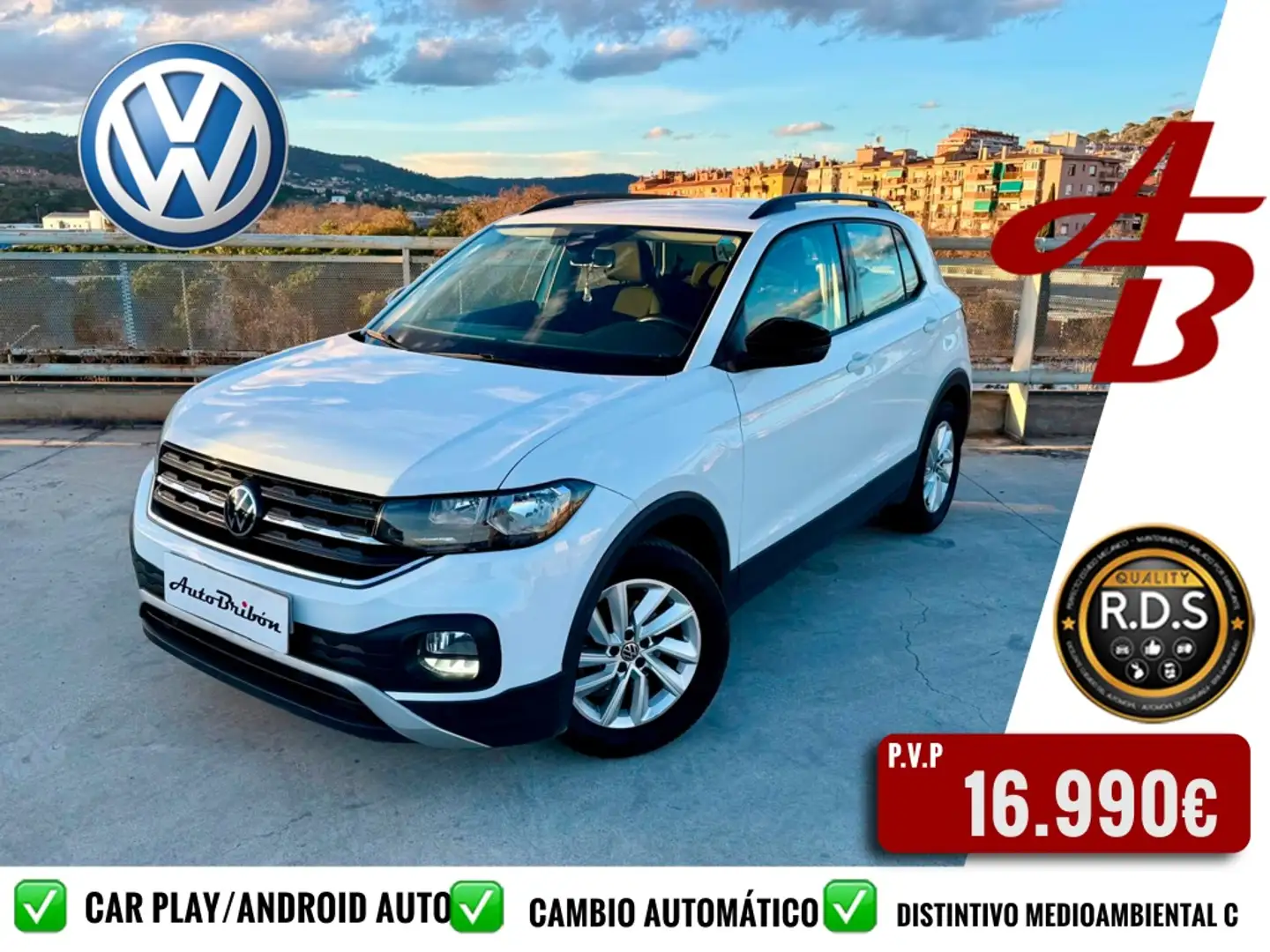 Volkswagen T-Cross 1.0 TSI Advance DSG7 81kW Blanco - 1