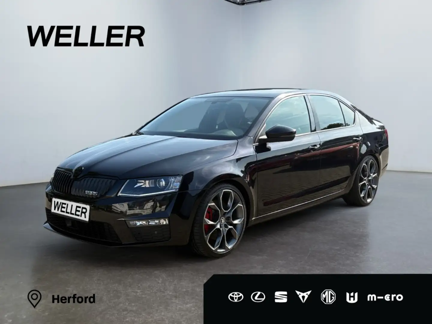 Skoda Octavia 2.0 TSI DSG RS *AHK*19Zoll*CANTON*PDC v+h* Noir - 1
