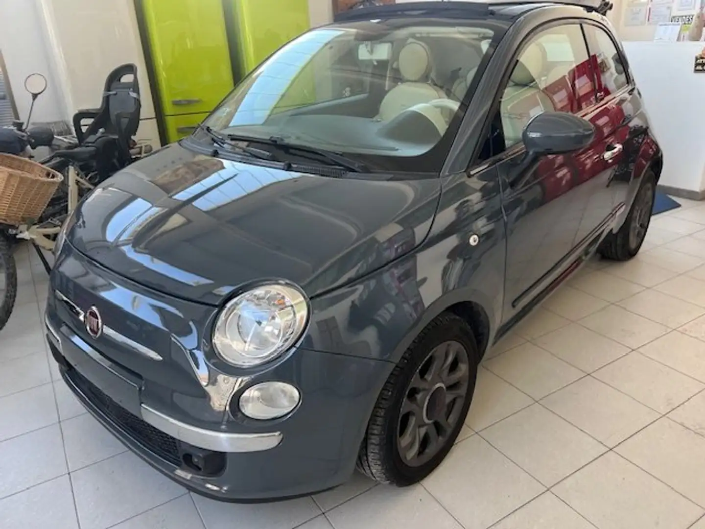 Fiat 500C 0.9 twin air Gris - 1