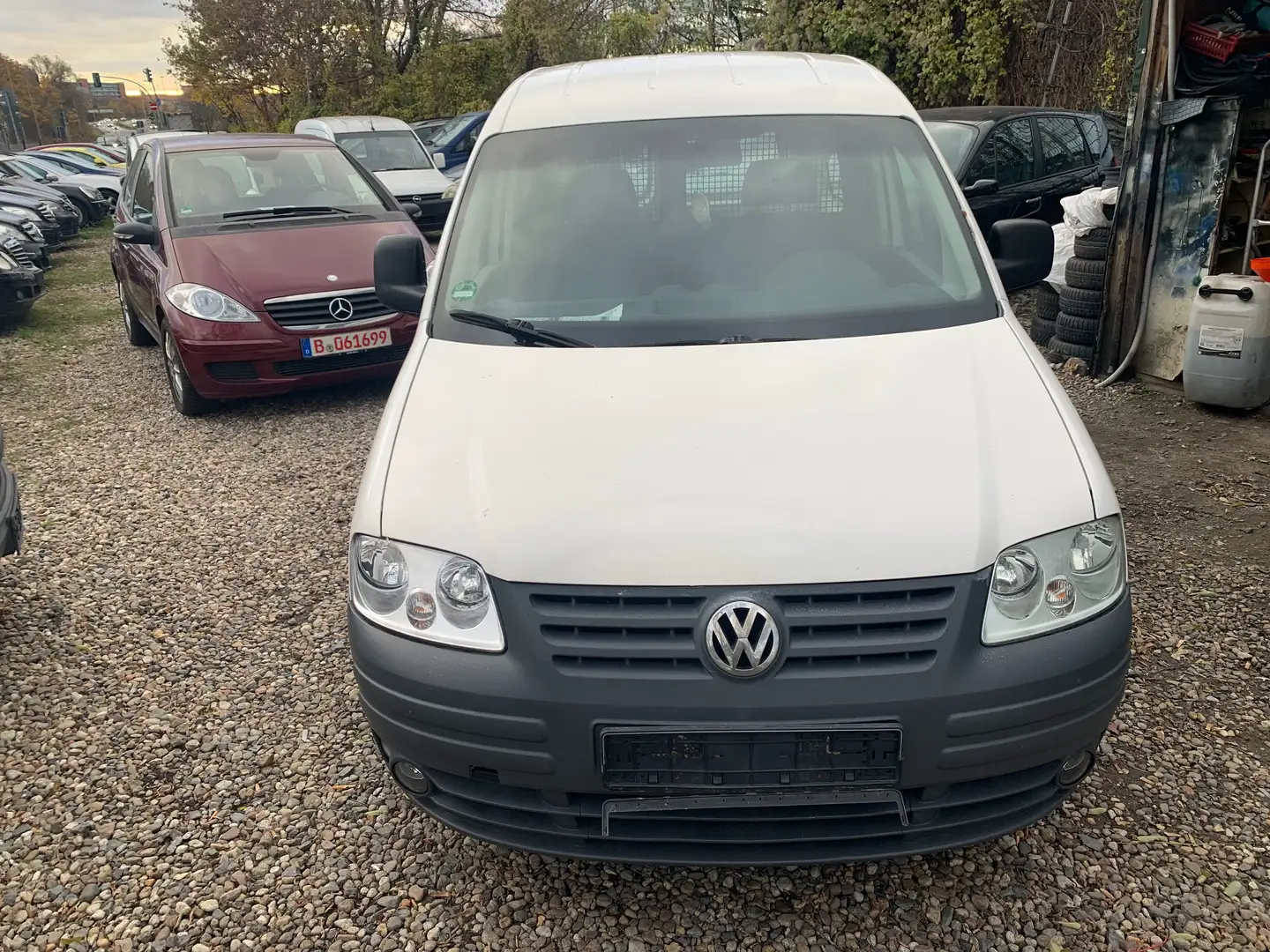 Volkswagen Caddy Kasten 1Hand+TÜV Neu+Auto1A Blanc - 2