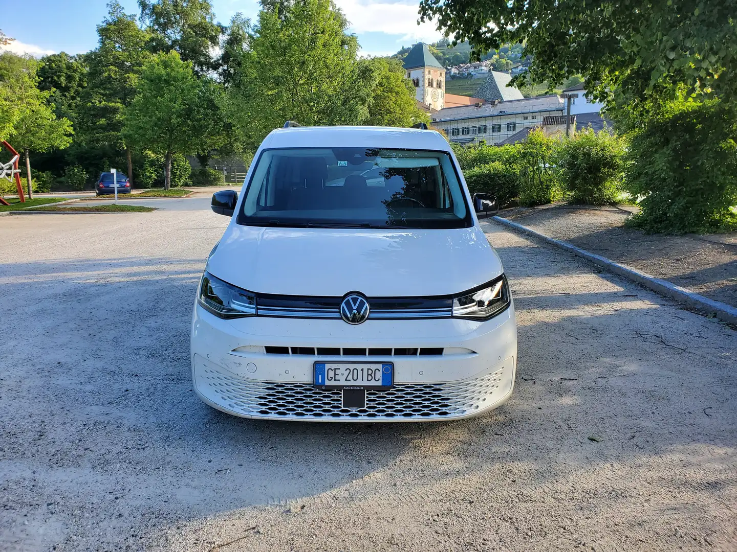 Volkswagen Caddy 7 POSTI DSG 122 CV GANCIO TRAINO Bílá - 1