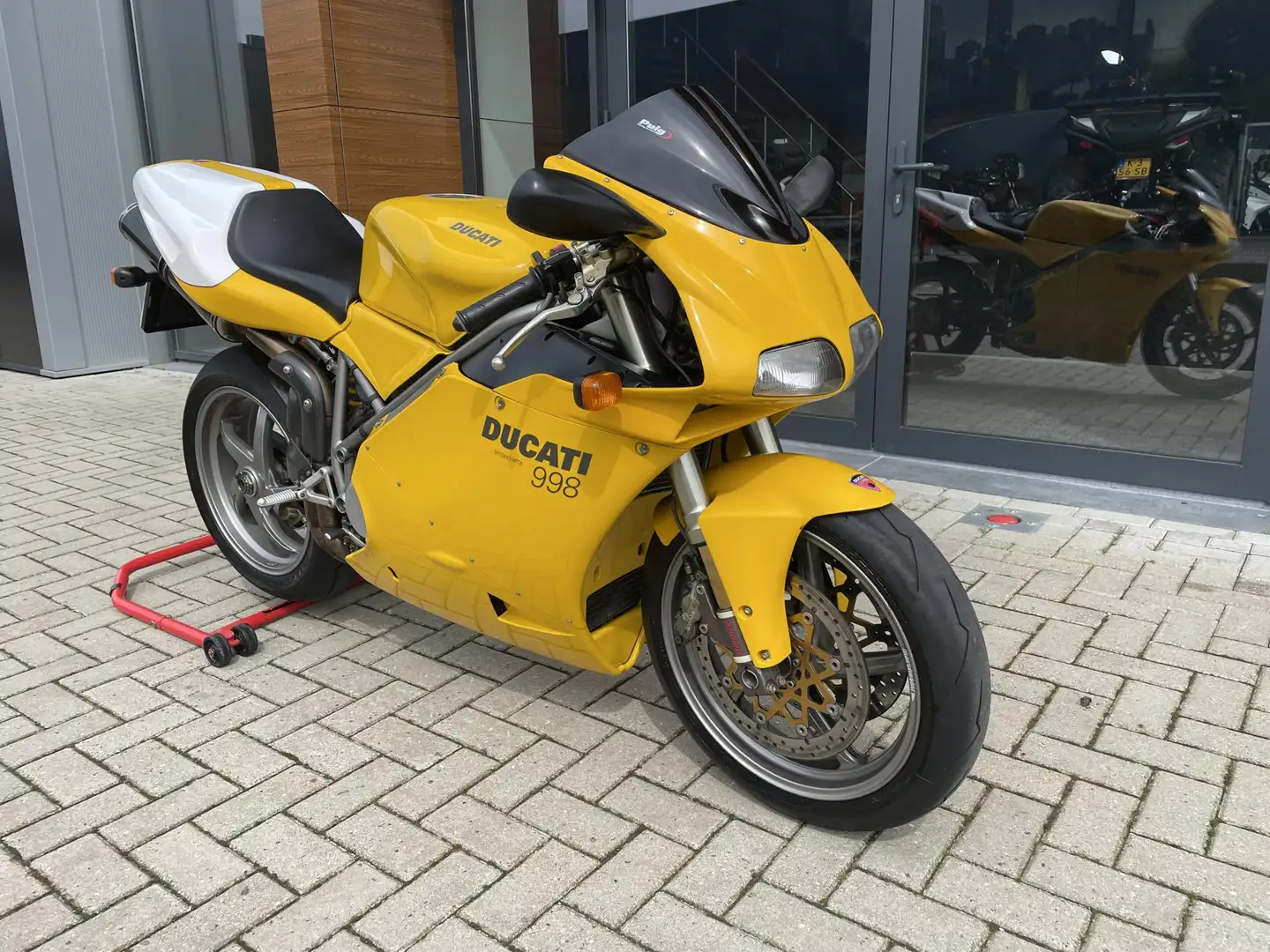 Ducati 998 Bip/Mono posto # Desmo uitgevoerd # schitterend! Geel - 2