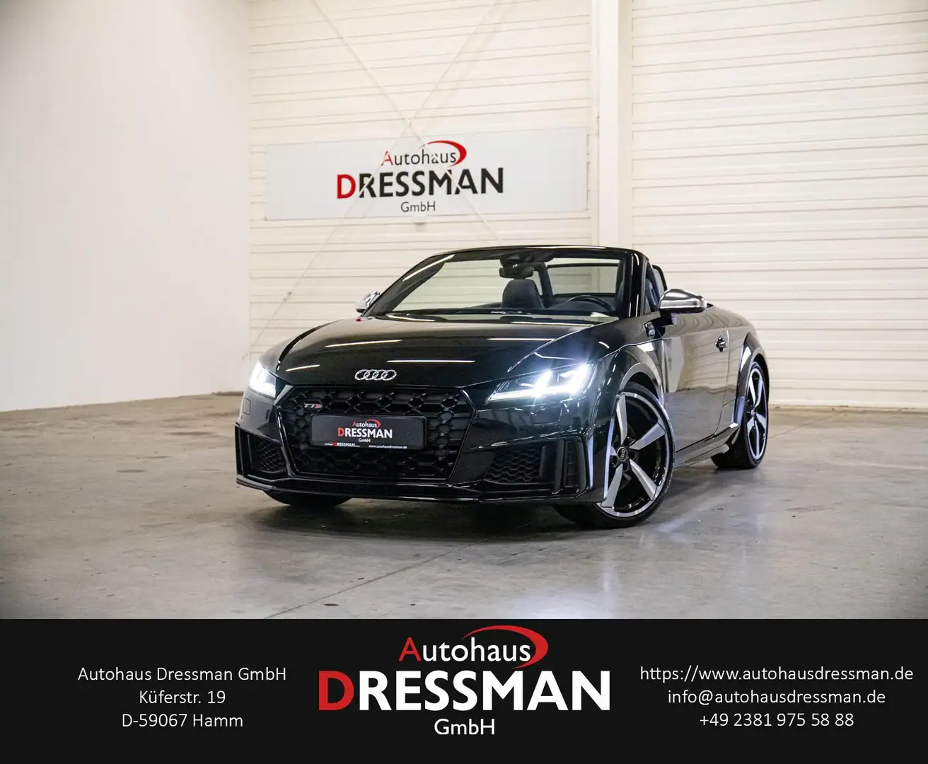 Audi TT Roadster quattro LED MMI NAVI KAMERA DSP Noir - 1