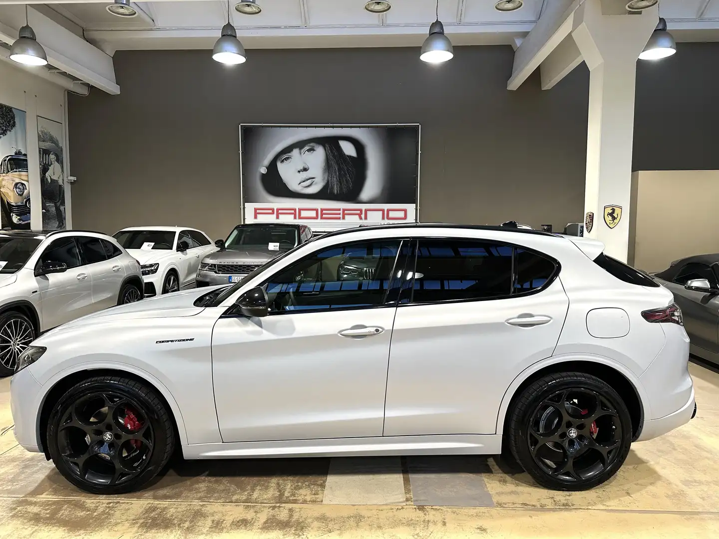 Alfa Romeo Stelvio 2.2 t Competizione Q4 210cv-21"-Tetto-Harmank-FULL Argent - 2
