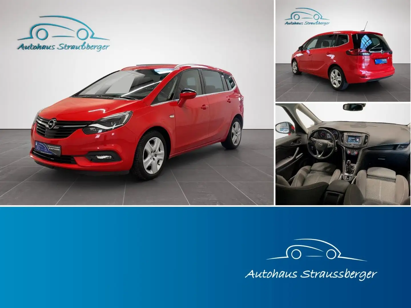 Opel Zafira C Innovation Klimaautom Kamera NP:40.000€ Czerwony - 1