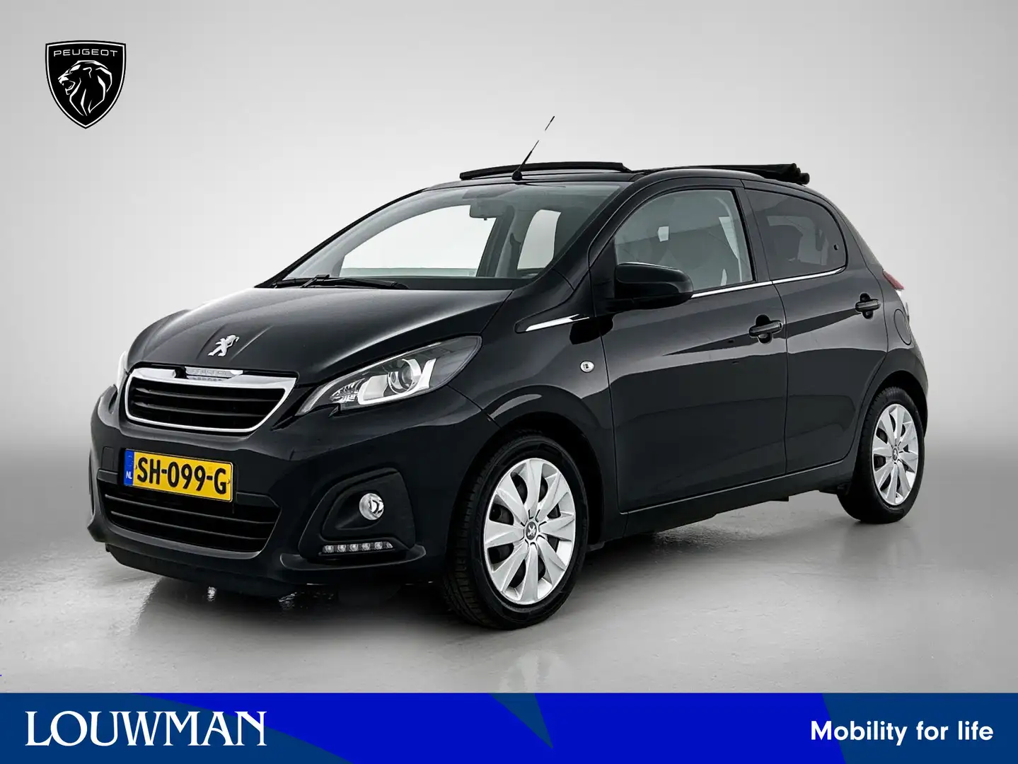 Peugeot 108 1.0 e-VTi Active TOP! Cabriodak Zwart - 1