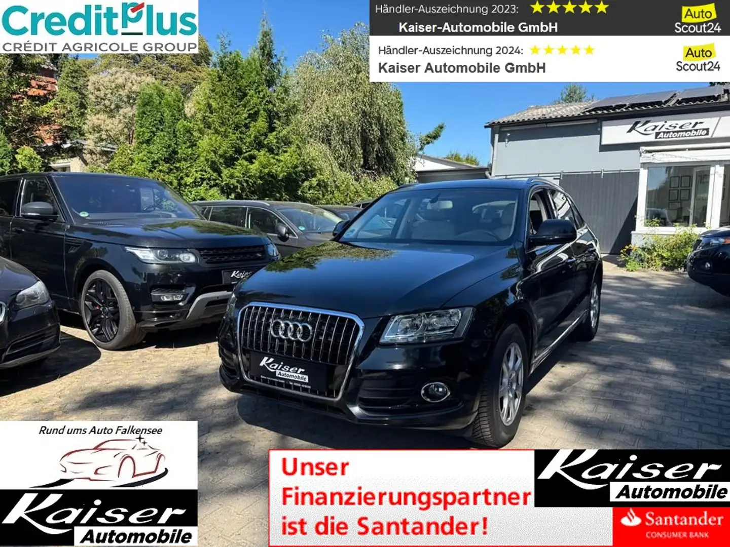 Audi Q5 2.0 TDI Modellpflege-Scheckheft-Leder-AHK-Navi-PDC Schwarz - 1
