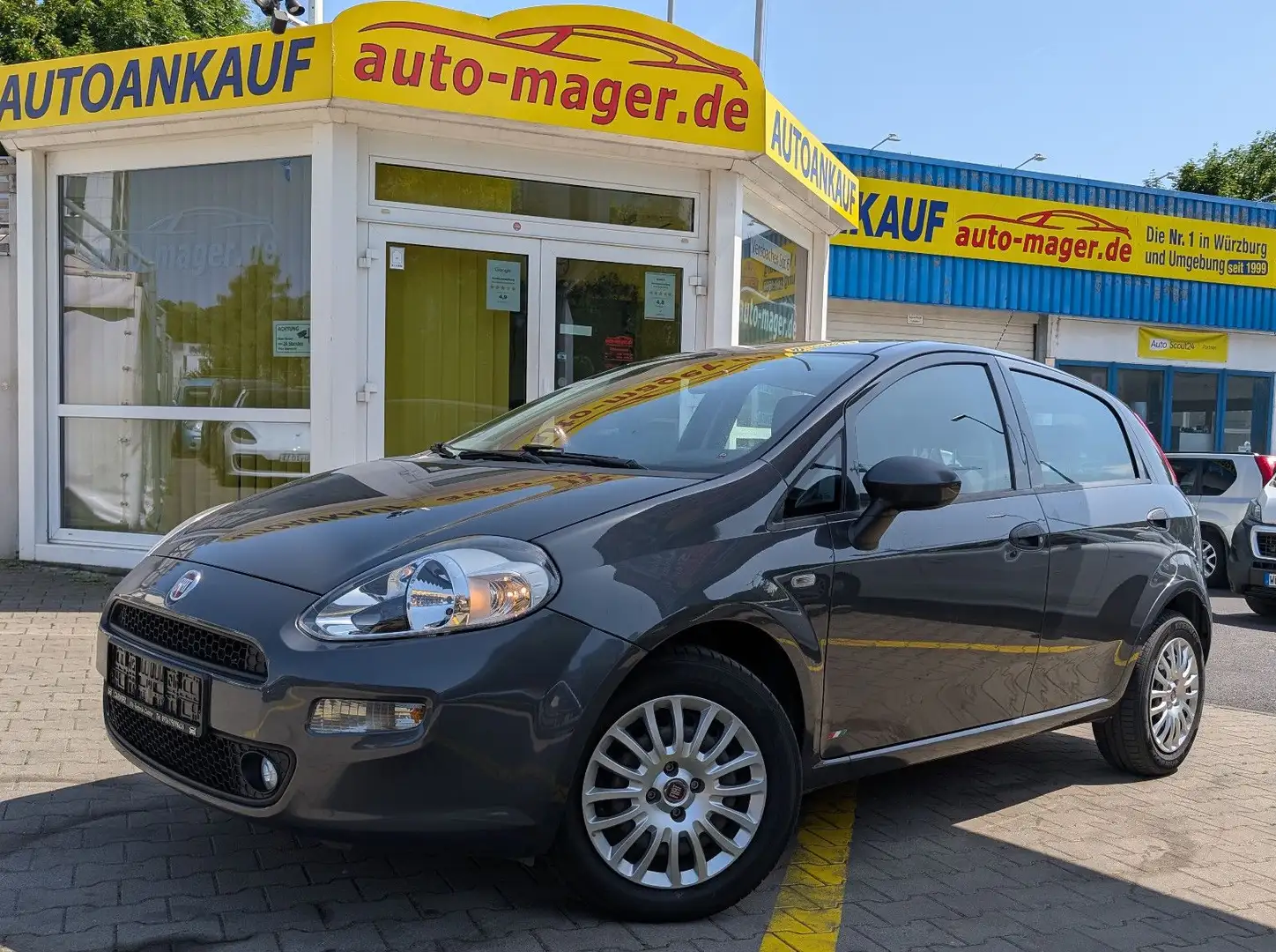 Fiat Punto *1Hand*5Trg*Klima*Tüv&Insp.Neu*Garantie*TOP Grau - 1