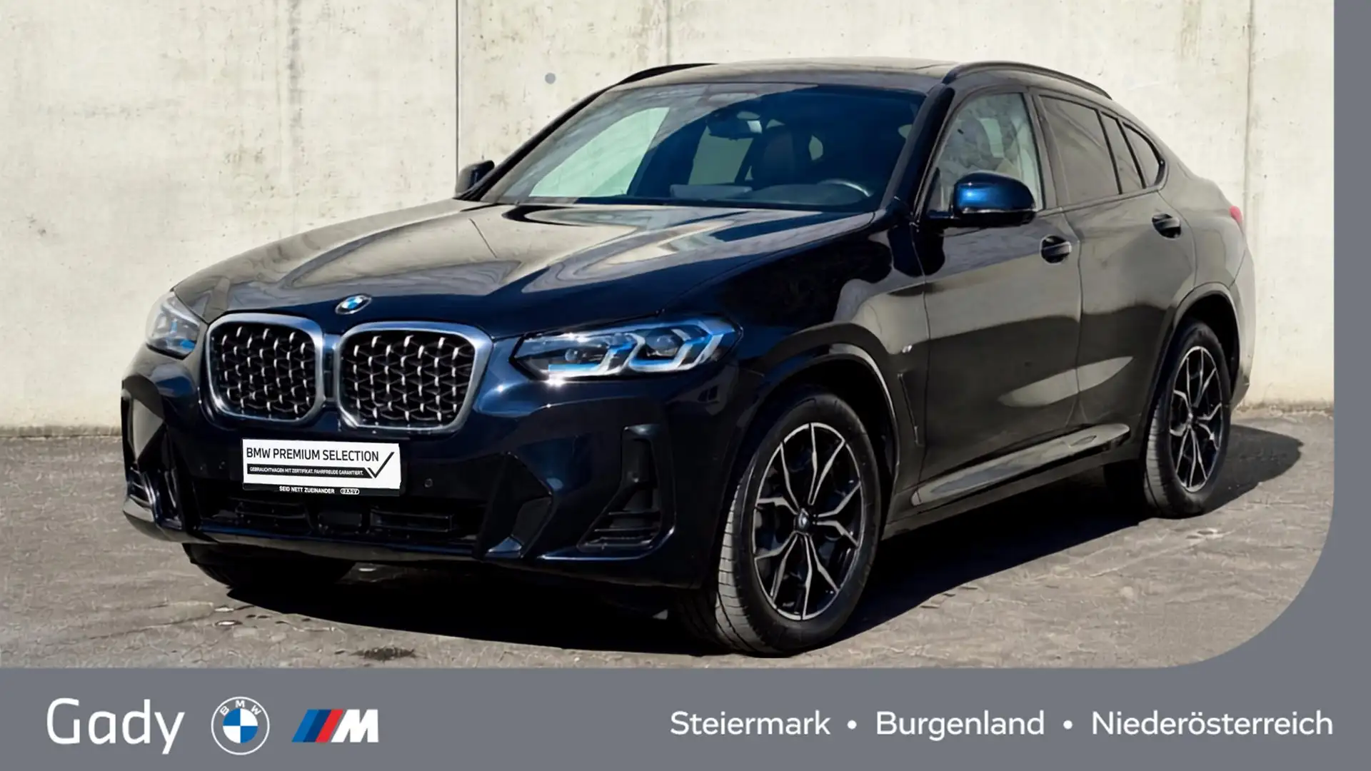BMW X4 xDrive 30d M-Sportpaket Schwarz - 1