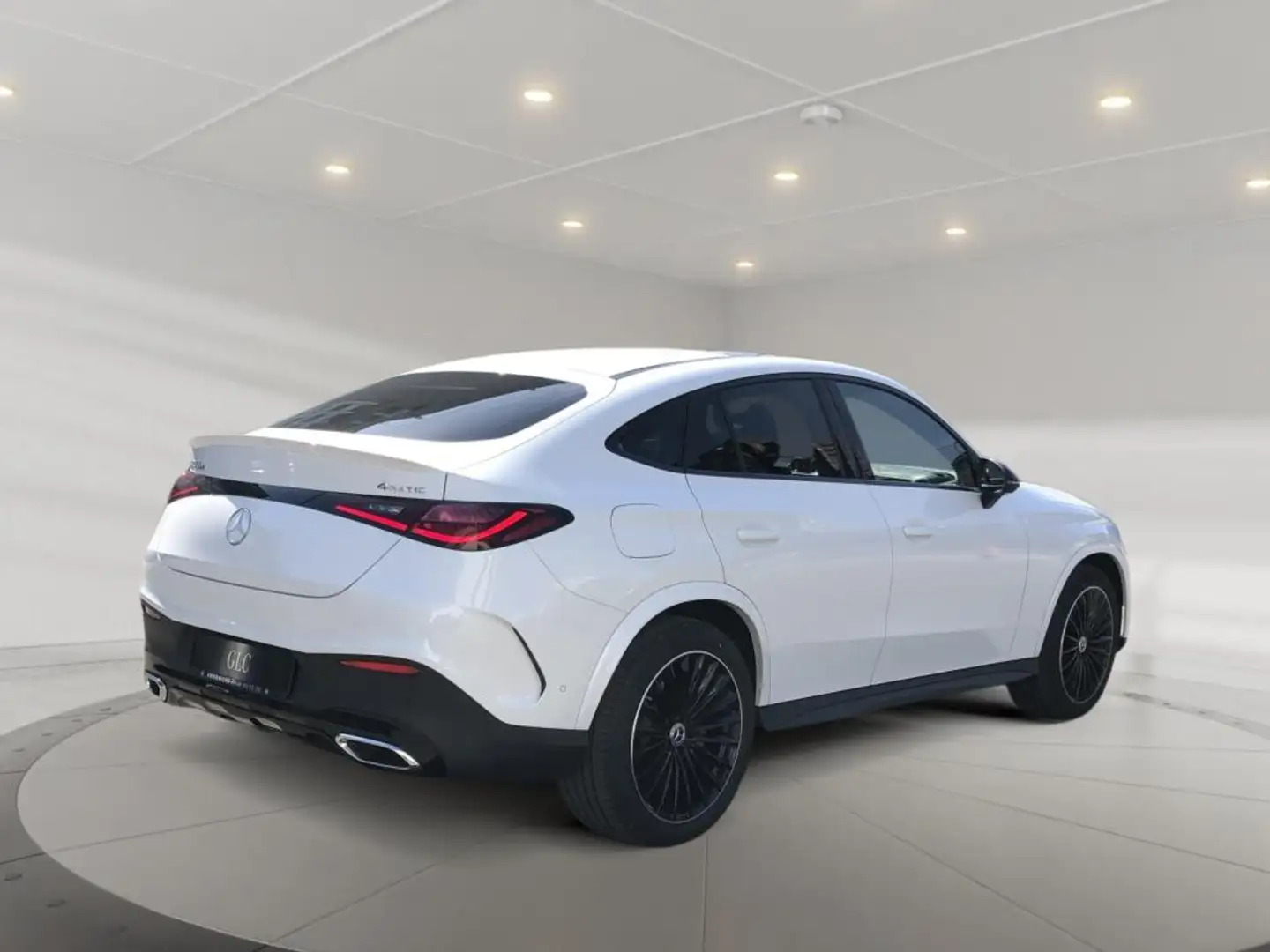 Mercedes-Benz GLC 300 d 4MATIC Coupe +MBUX+AMG+Pano+AHK+Sport Weiß - 2