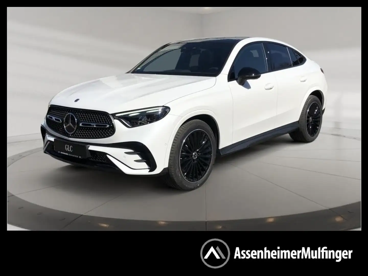 Mercedes-Benz GLC 300 d 4MATIC Coupe +MBUX+AMG+Pano+AHK+Sport Weiß - 1