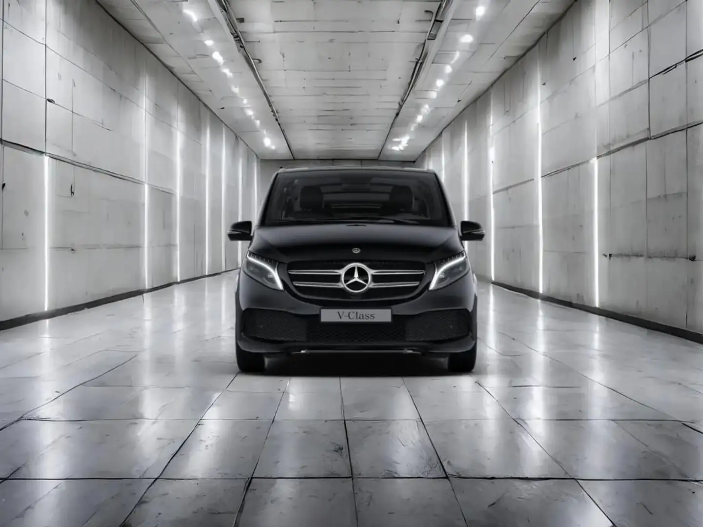 Mercedes-Benz V 300 EDITION XL+DISTRONIC+NAVI+KAM+AHK+SPUR-P Schwarz - 2
