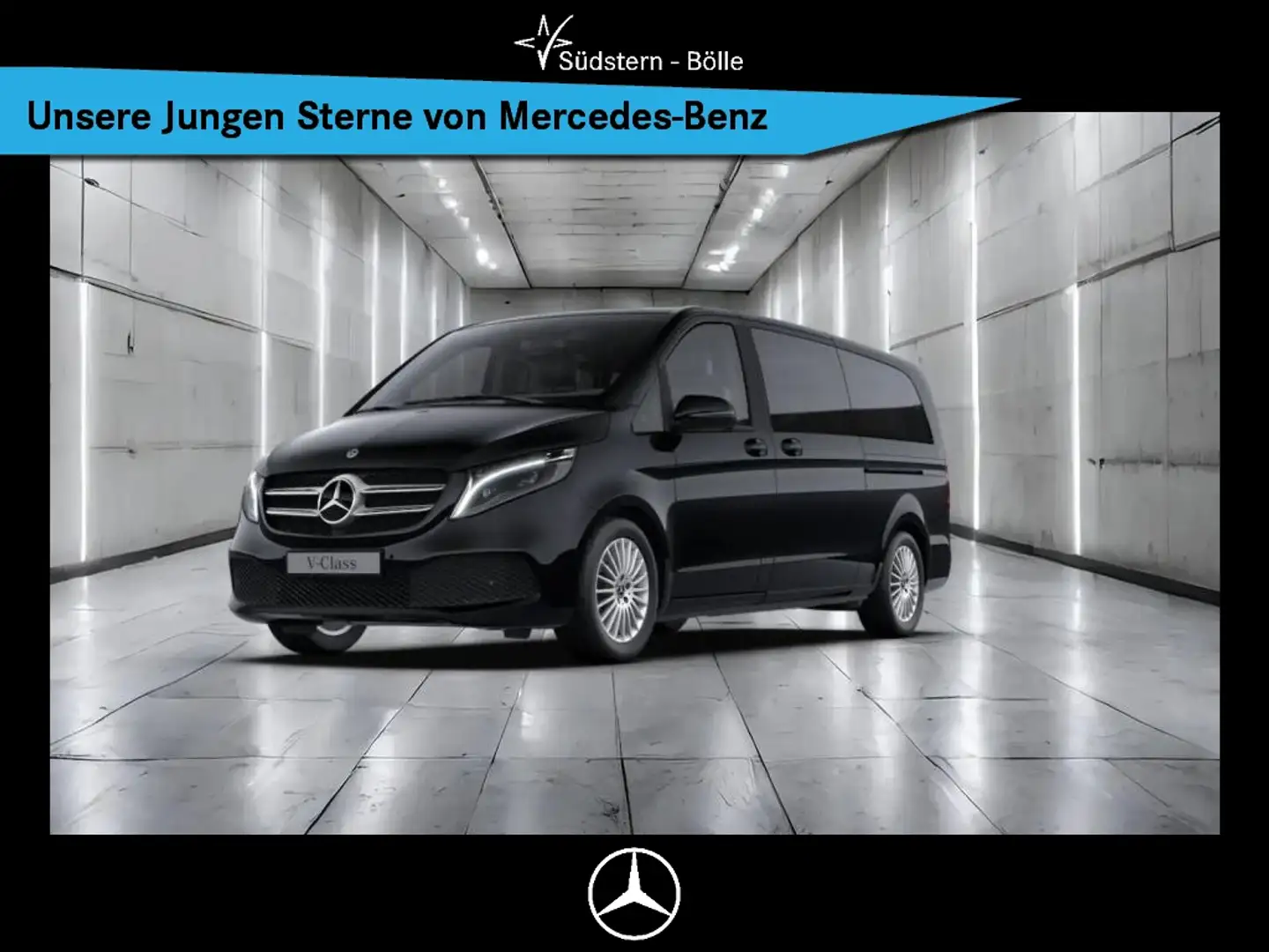 Mercedes-Benz V 300 EDITION XL+DISTRONIC+NAVI+KAM+AHK+SPUR-P Schwarz - 1