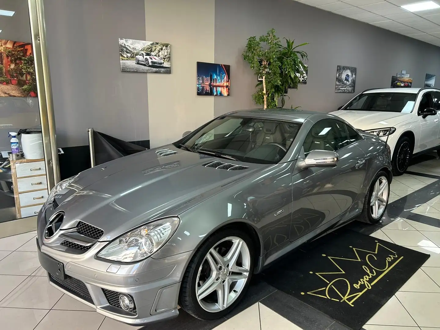 Mercedes-Benz SLK 200 Kompress. 184CV E-clusive Kit AMG auto Gris - 1