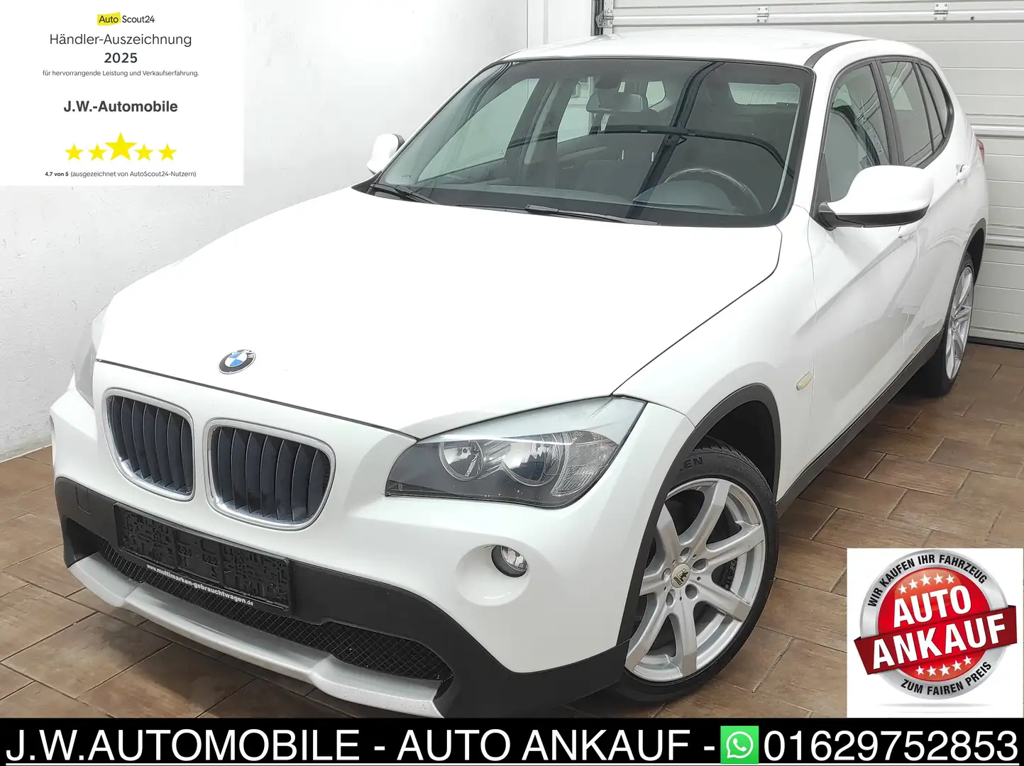 BMW X1 18 i sDrive KLIMA 6-GANG RADIO CD EURO-5 Weiß - 1