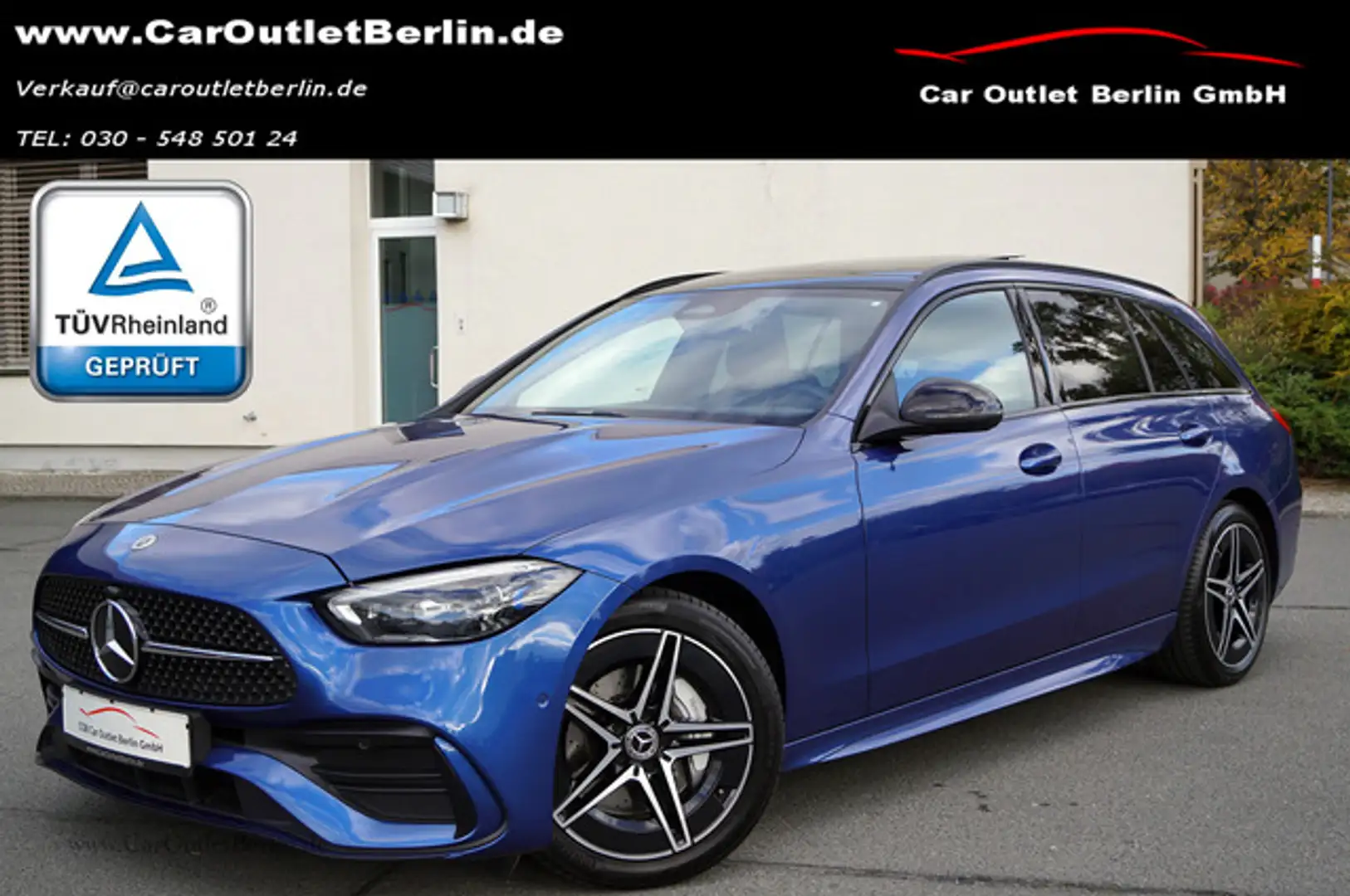 Mercedes-Benz C 220 d T 3X AMG PANO DIGITAL NIGHT AHK KAMERA D Blau - 1