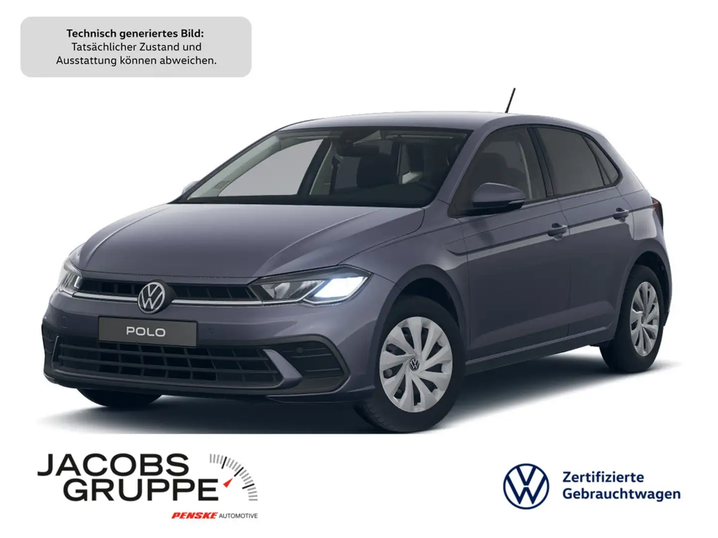 Volkswagen Polo VI 1.0 TSI Life Navi*ACC*Klima*SHZ Grau - 1