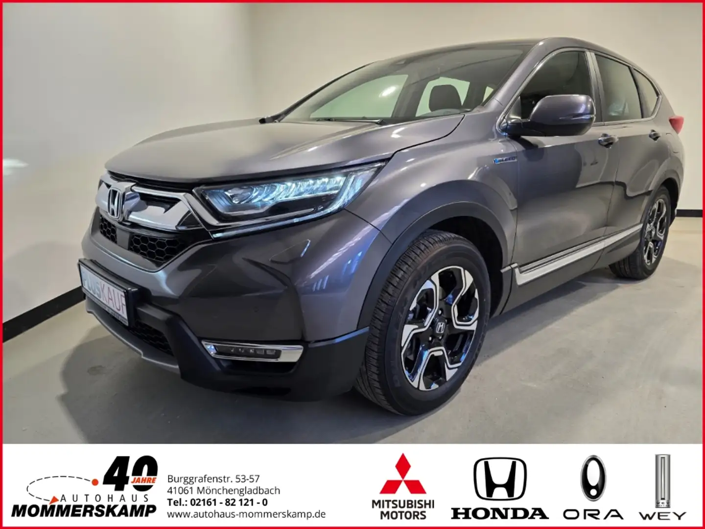 Honda CR-V 2.0 i-MMD HYBRID 2WD Elegance i-VTEC+SitzHZG+Leder Grau - 1