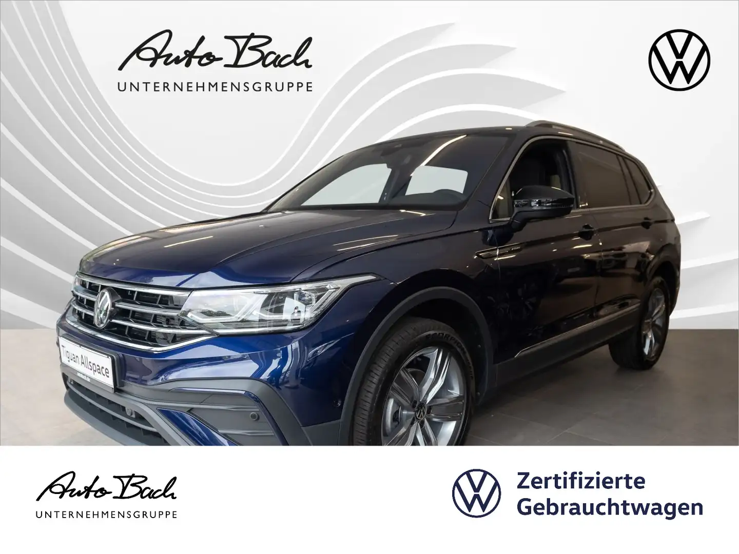 Volkswagen Tiguan Allspace 2.0 TDI DSG MOVE, Navi, LED-Matr Blau - 1