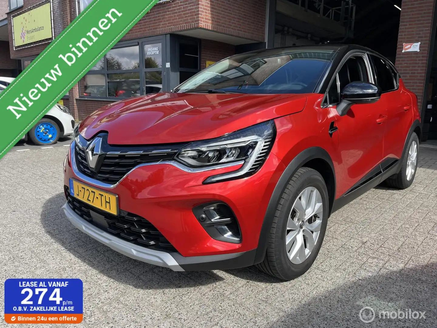 Renault Captur 1.0 TCe 90 Intens LED*CAMERA*PDC*CRUISE* Rood - 1
