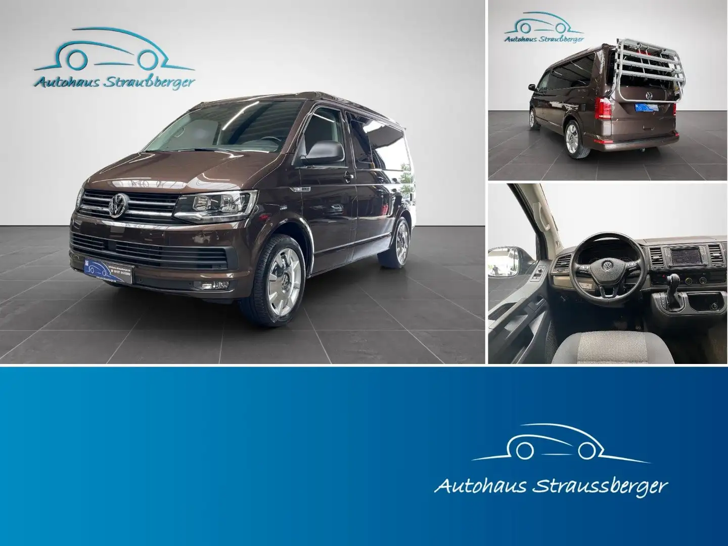 Volkswagen T6 California Beach ACC AHK RFK STHZG NP:78.000€ Braun - 1