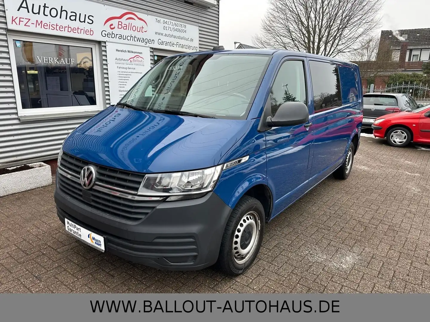 Volkswagen T6 Transporter T6.1 Transporter*KLIMA*AHK*ACC*TEMP* MIXTOW*LKW* Blau - 2