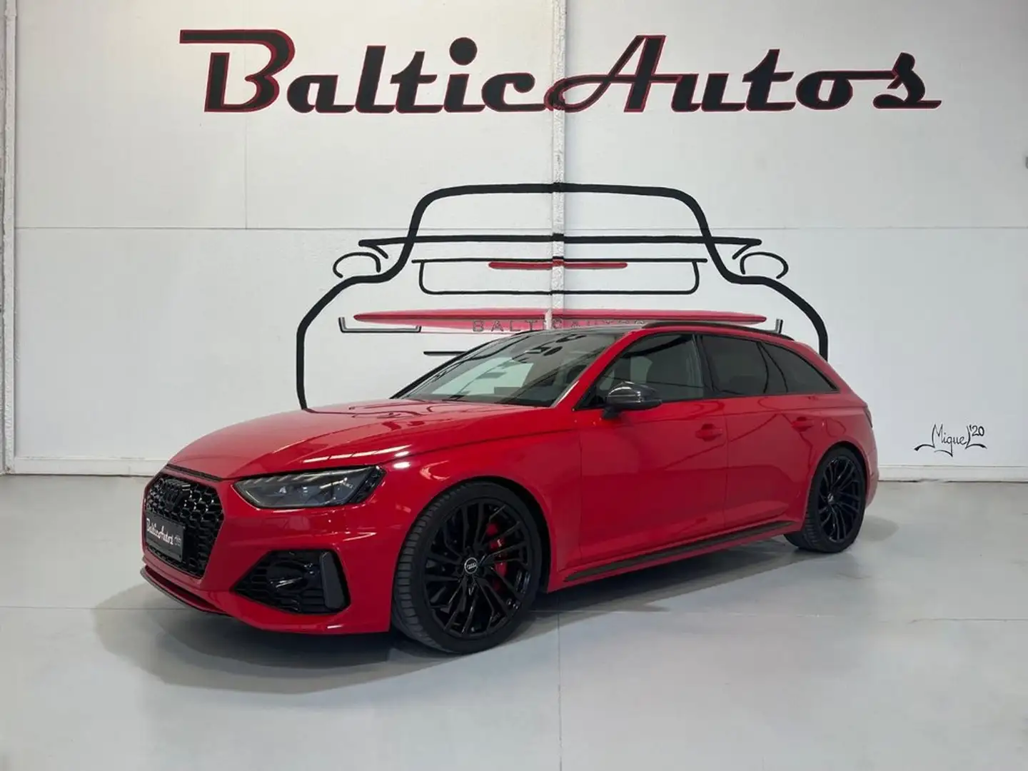 Audi RS4 Avant TFSI quattro tiptronic Rojo - 1