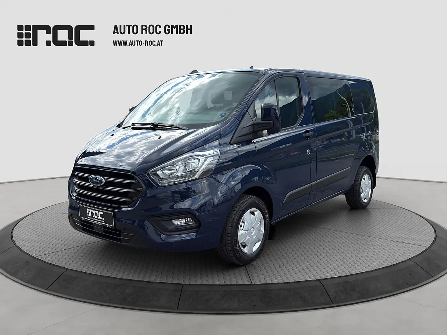 Ford Transit Custom Kasten DK 2,0 TDCi L1H1 300 Trend 6-Sitzer/Heck... Blauw - 1