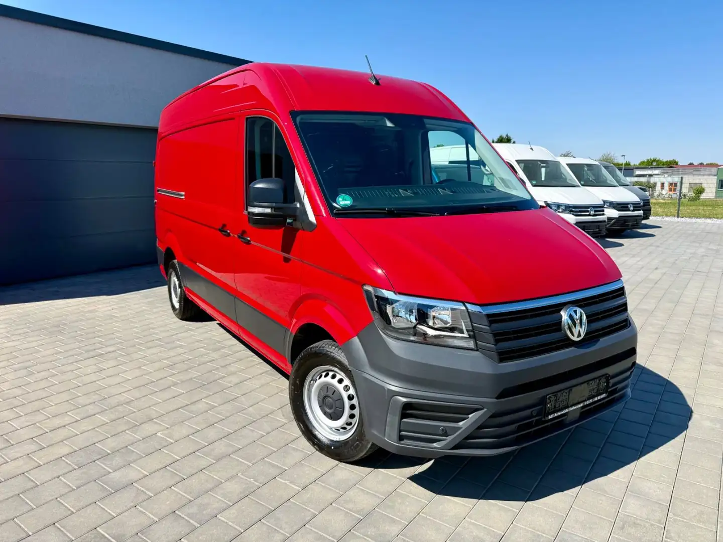 Volkswagen Crafter Kasten DSG 35 mittel+hoch Navi Klima 1.H Rood - 1