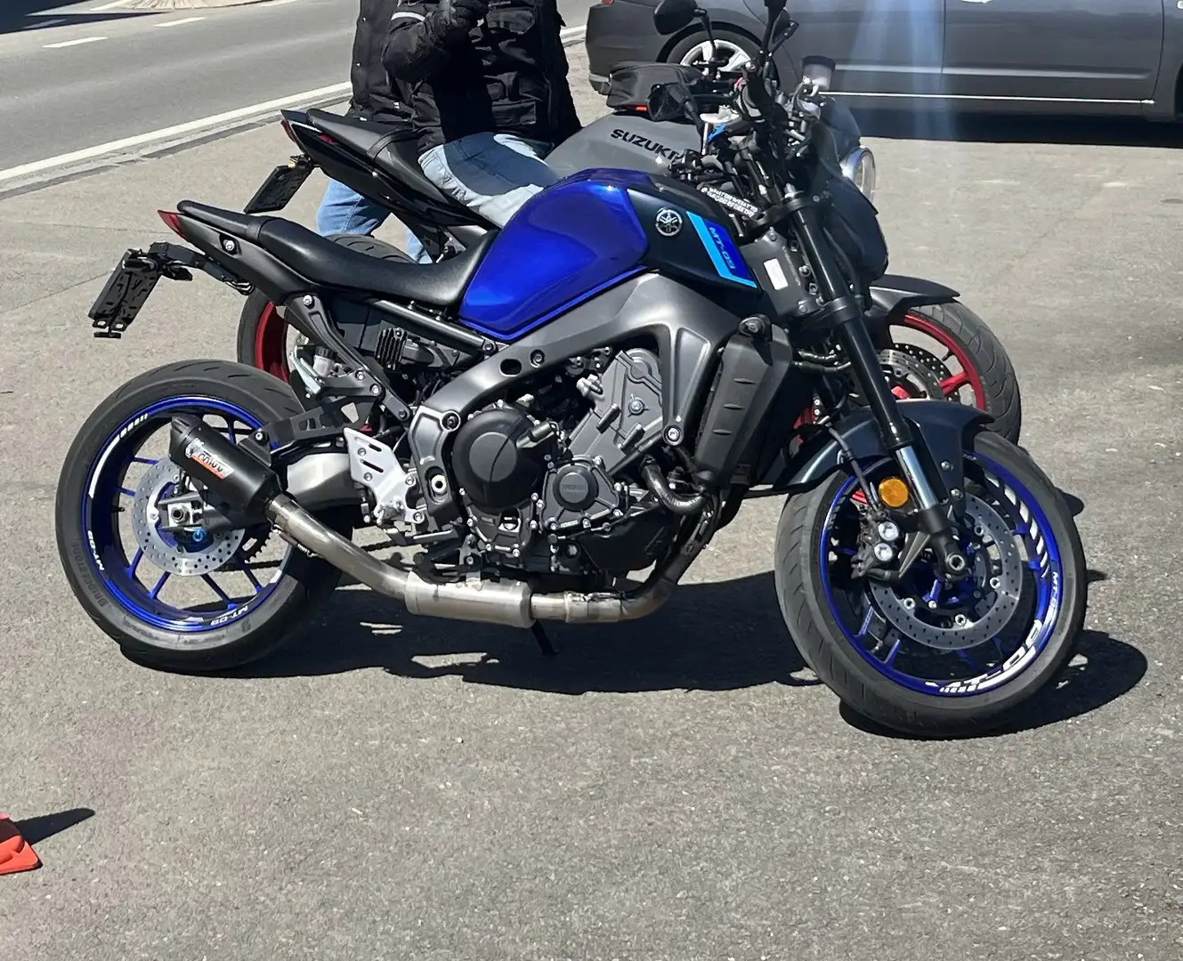 Yamaha MT-09 MT- 09 Bleu - 2