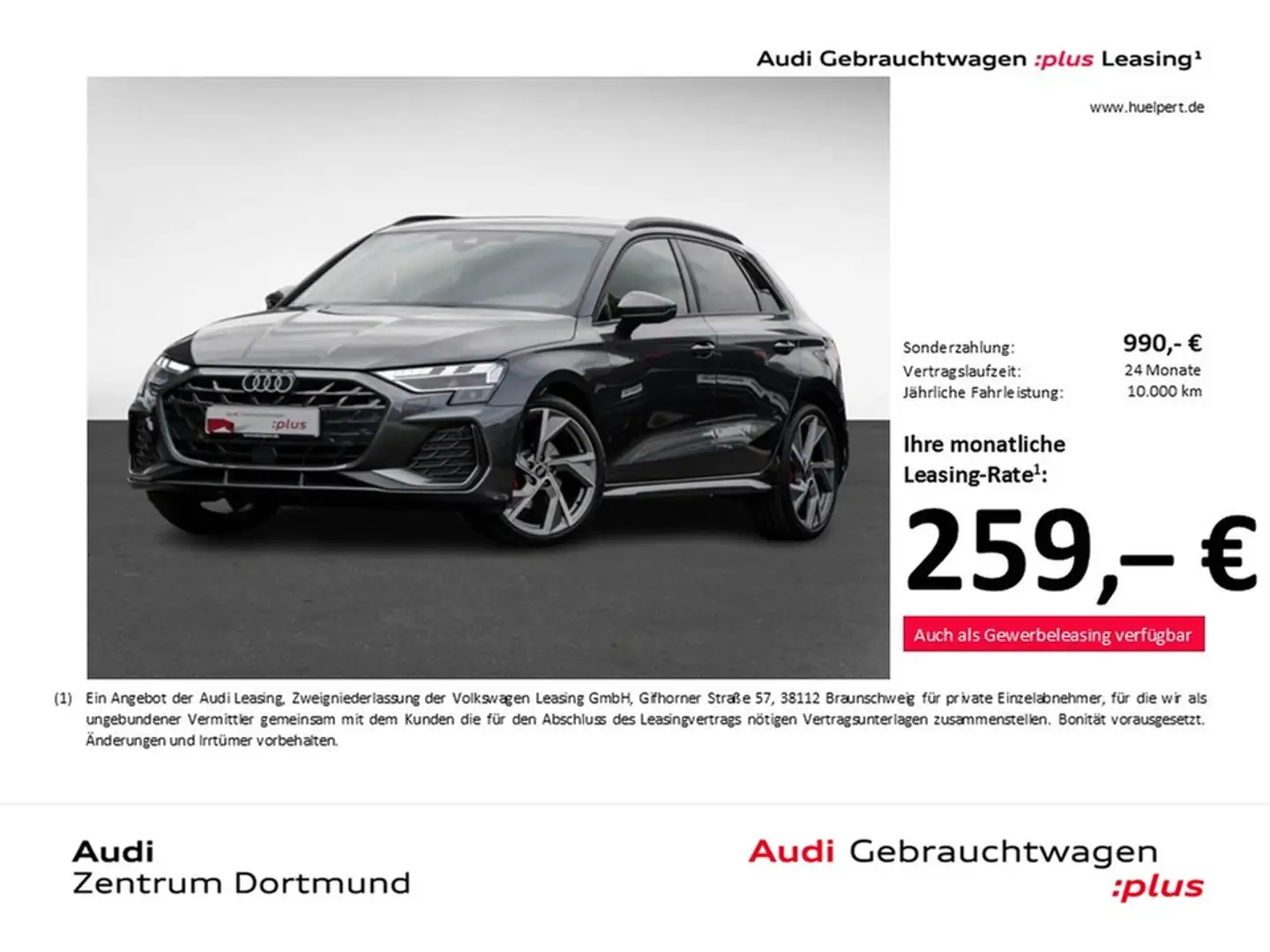 Audi A3 Sportback 35 S LINE FACELIFT AHK CAM ACC LM19 Gris - 1