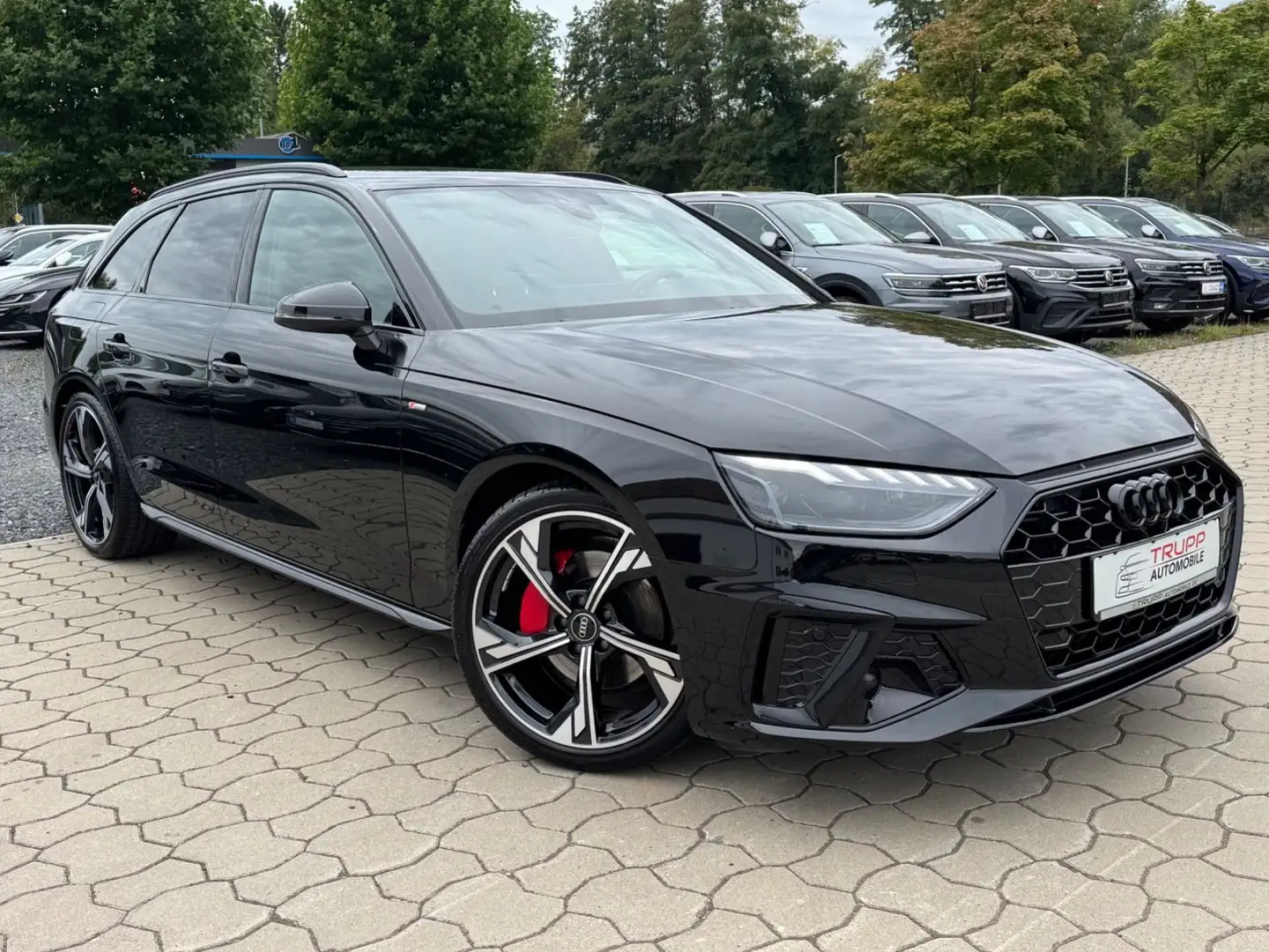 Audi A4 40 TFSI S line/MATRIX/VIRTUAL/ACC/R-KAM/NAVI Schwarz - 1