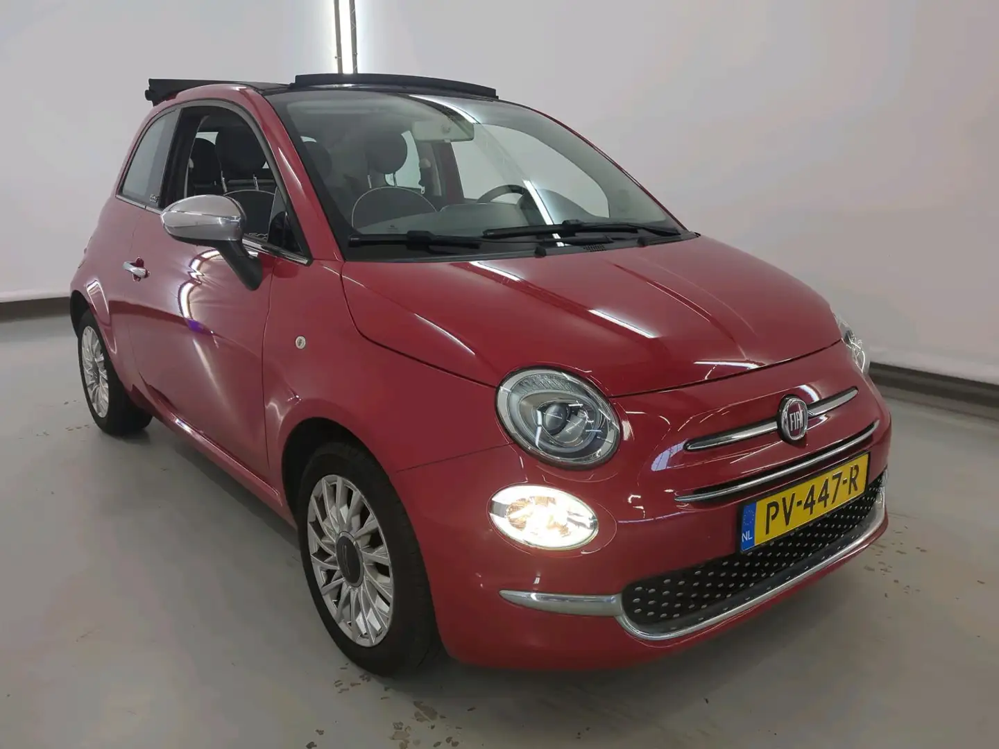 Fiat 500C 0.9 TwinAir Turbo 80pk Lounge | Pack UConnect Link Piros - 2