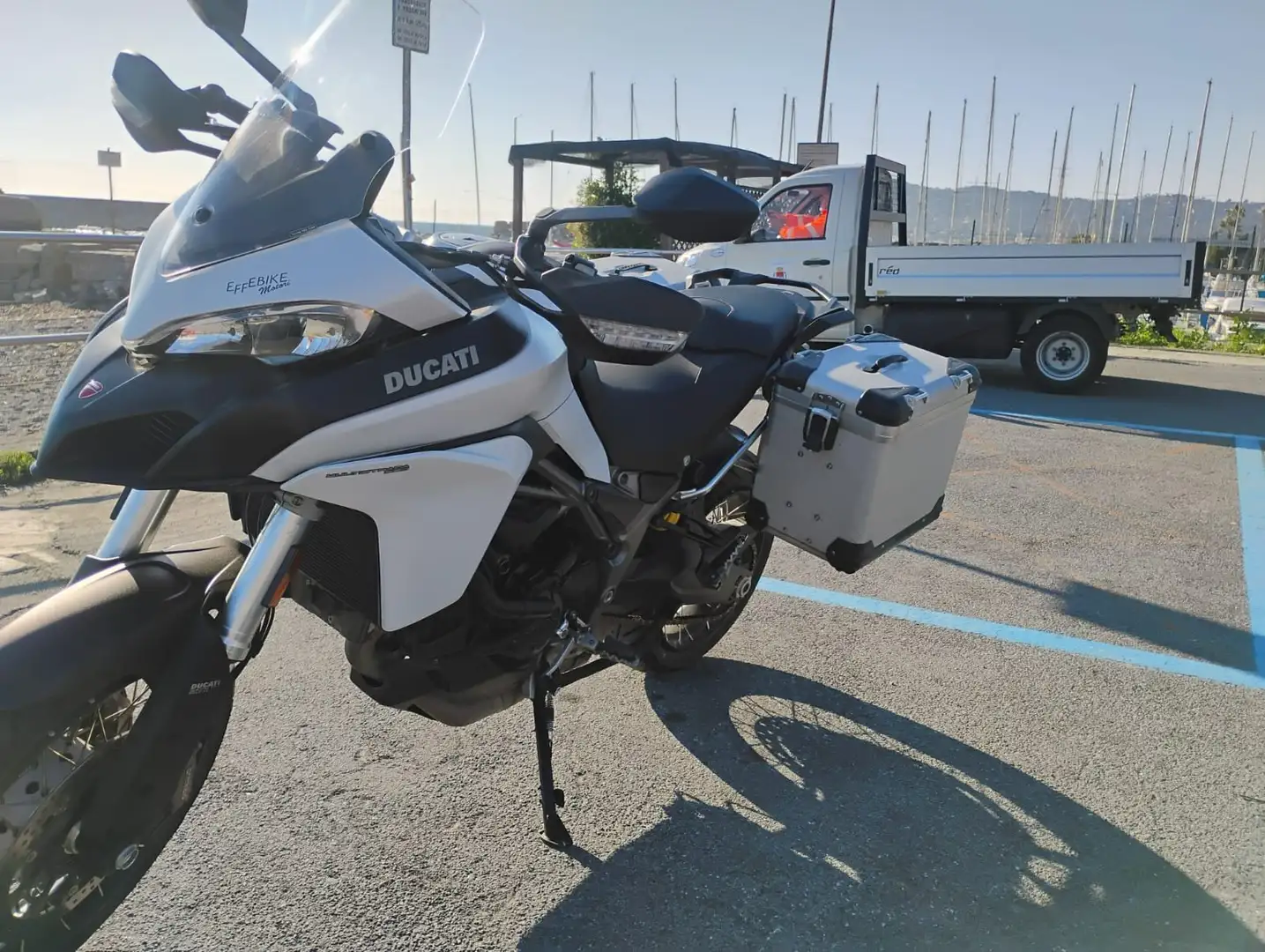 Ducati Multistrada 950 nessun lavoro da fare gomme e pastiglie nuove Bianco - 2