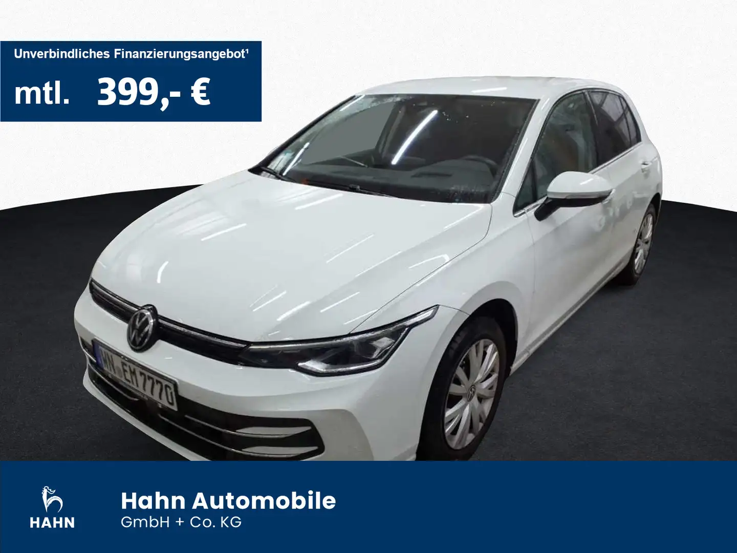 Volkswagen Golf VIII 1.5 eTSI DSG Style Navi AHK CAM LED Weiß - 1