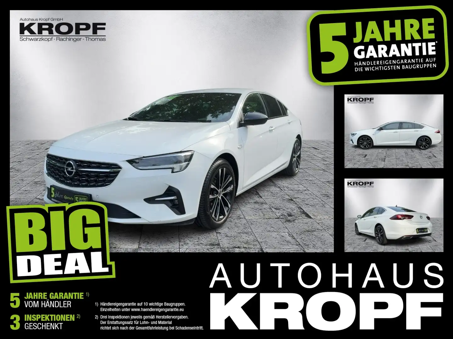 Opel Insignia B Grand Sport 2.0 SHT Business LED+SHZ Wit - 1