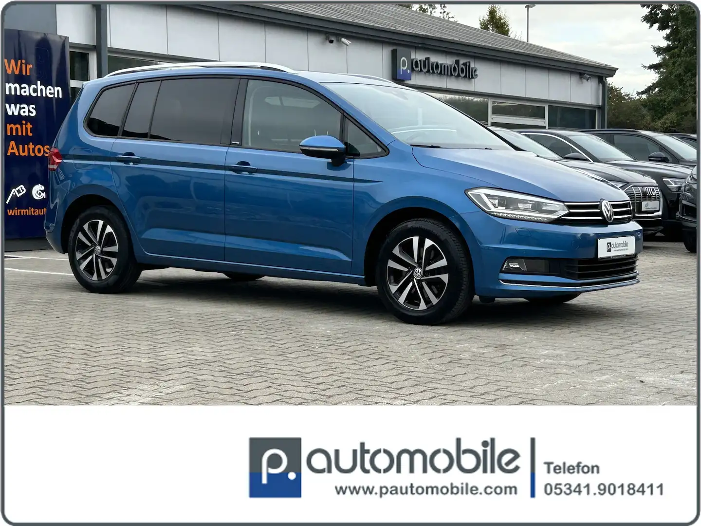 Volkswagen Touran 2.0 TDI DSG Comfortline United*LED*NAVI* Blau - 1