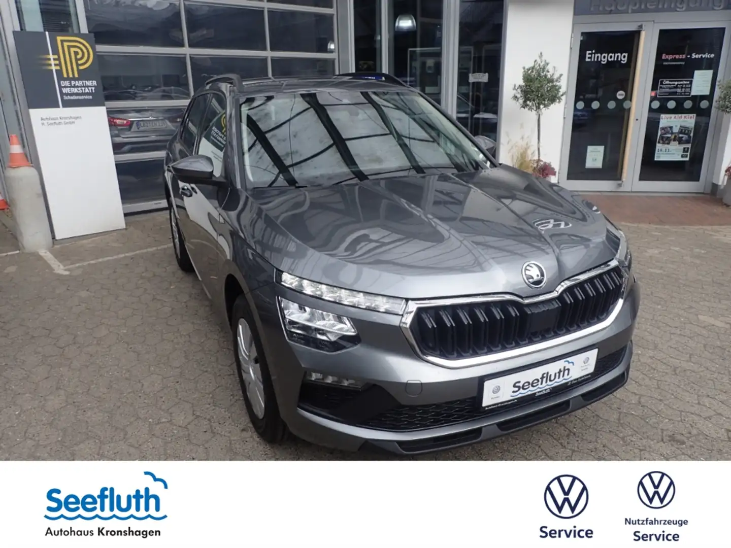 Skoda Kamiq 1.0 TSI Essence DSG Sitzhzg. Smartlink Gris - 1