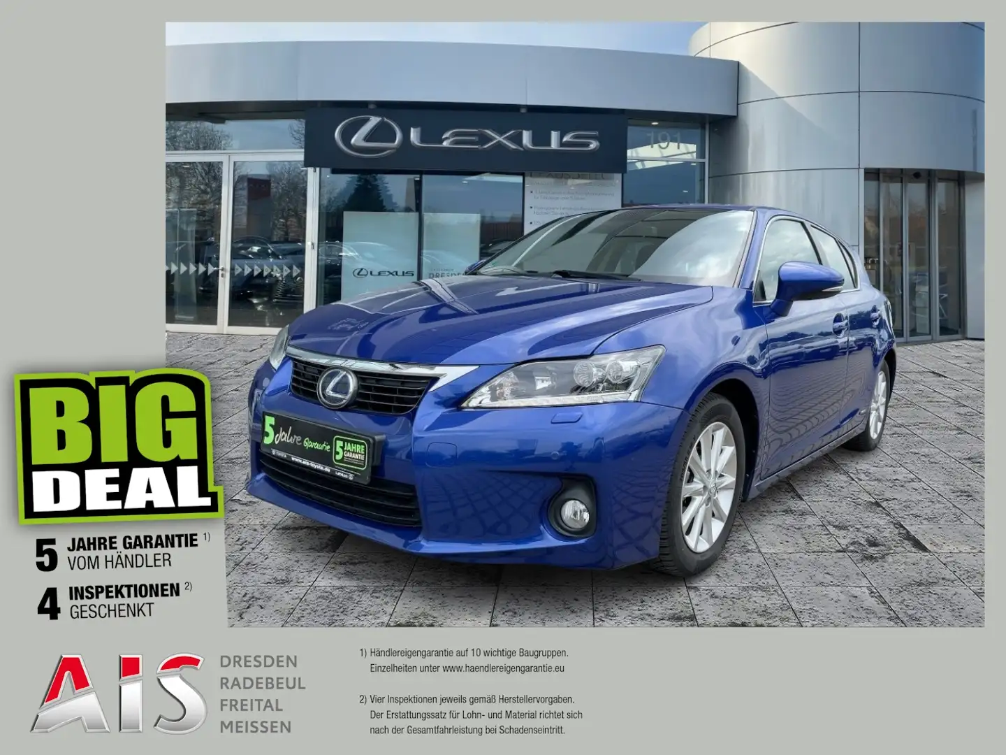 Lexus CT 200h Executive Line KAM*SHZ*PDC Blauw - 1
