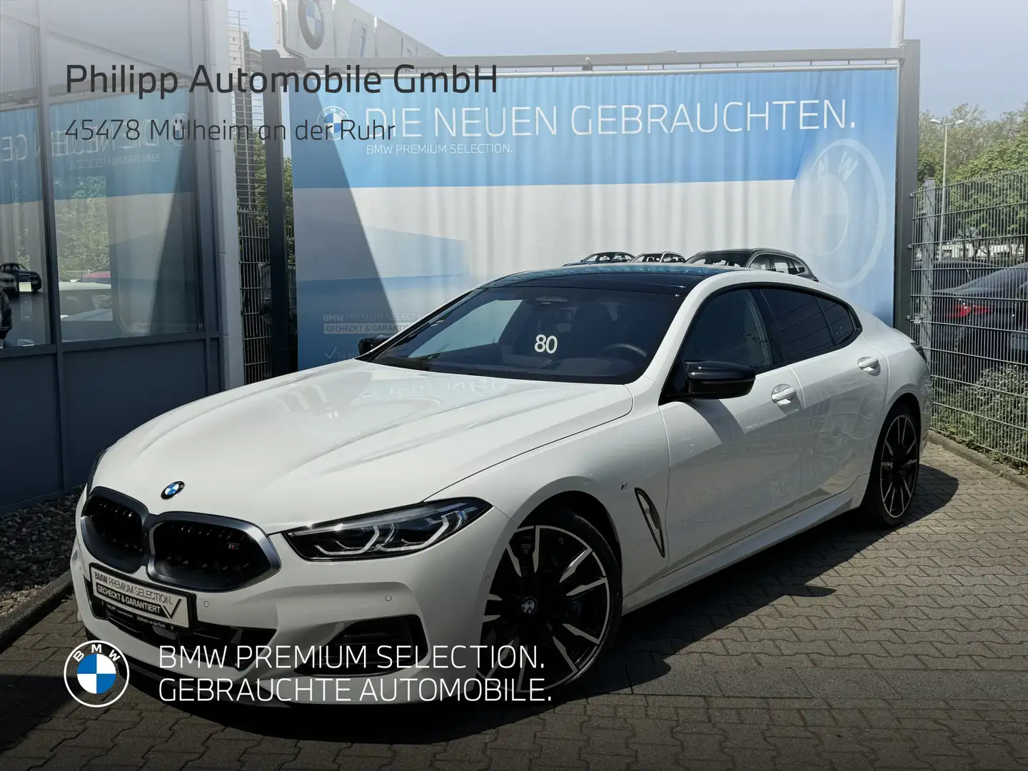 BMW M850 i xDrive M Sportpaket Laser Pano CarPlay B&W White - 2