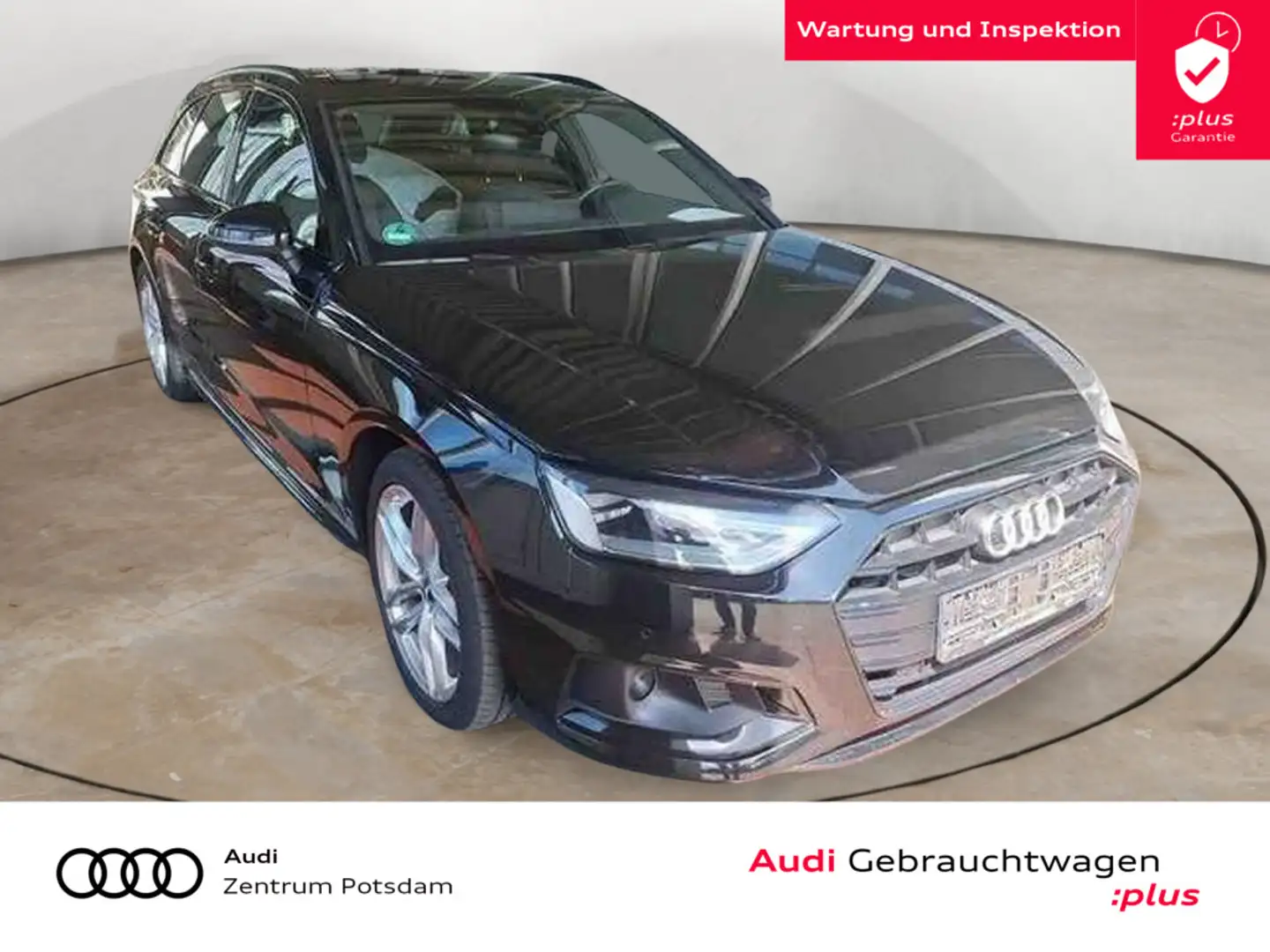Audi A4 Avant 2.0TDI LED NAVI AHK ACC Noir - 1